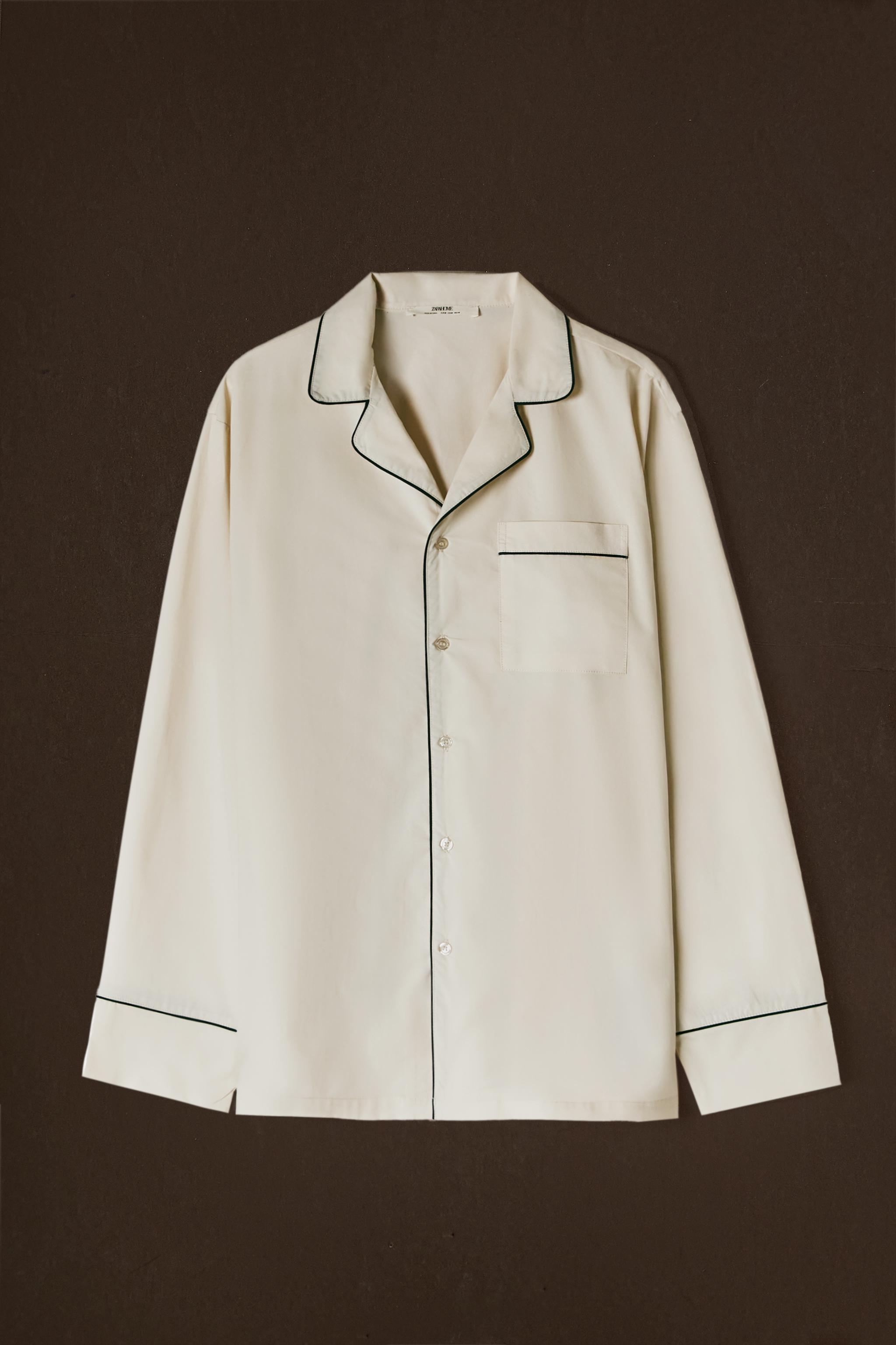 CHEMISE PASSEPOIL NOIR